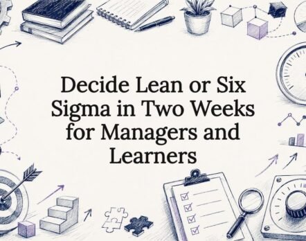 Lean and Six Sigma decision title card