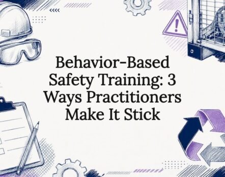 Decorative behavior-based safety title card