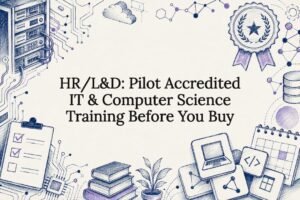 Decorative IT training pilot title card