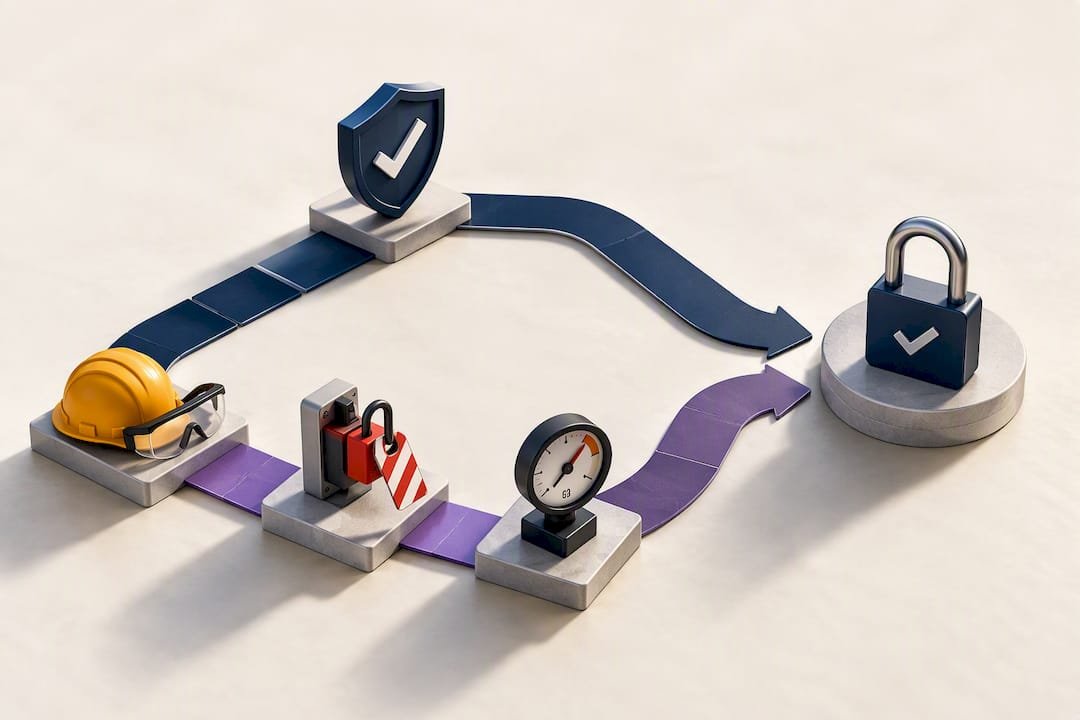 Illustration comparing compliance and practical competence
