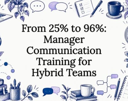 Manager communication training title card