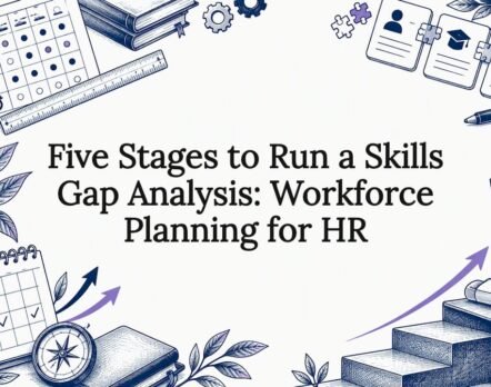 Skills gap analysis title card illustration
