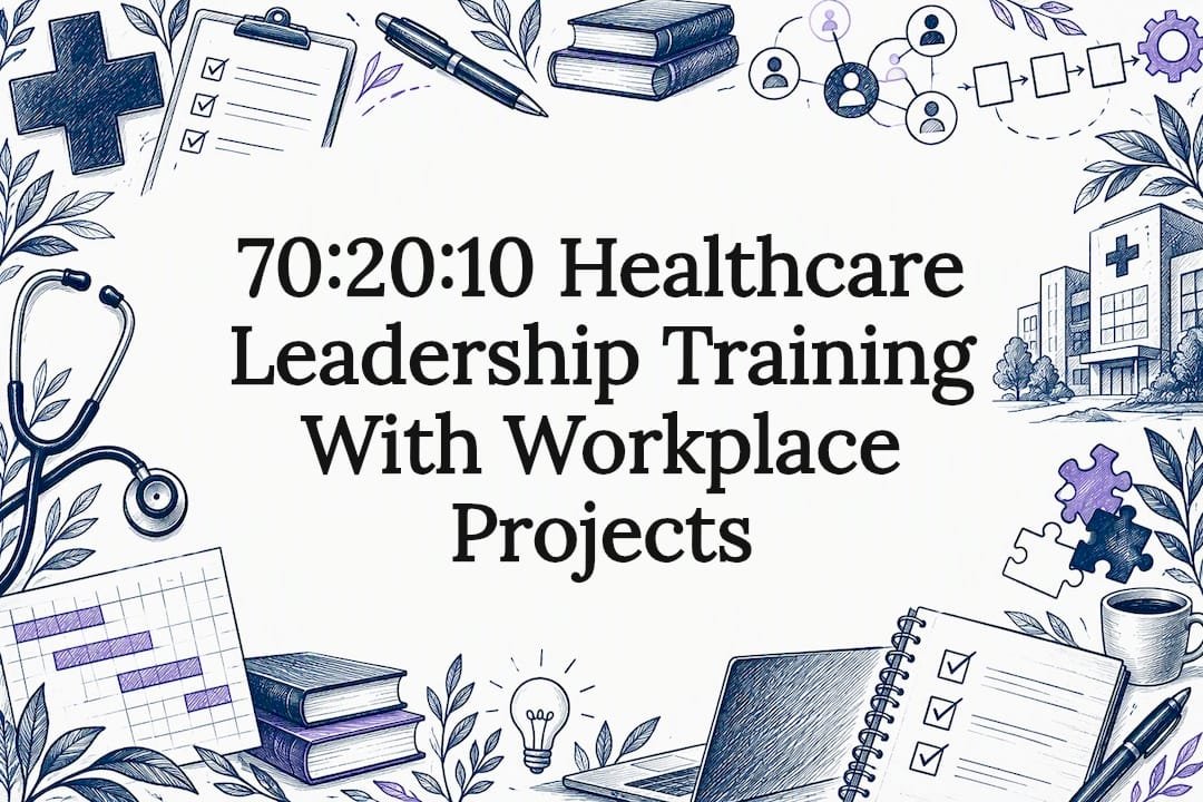 Healthcare leadership training title card