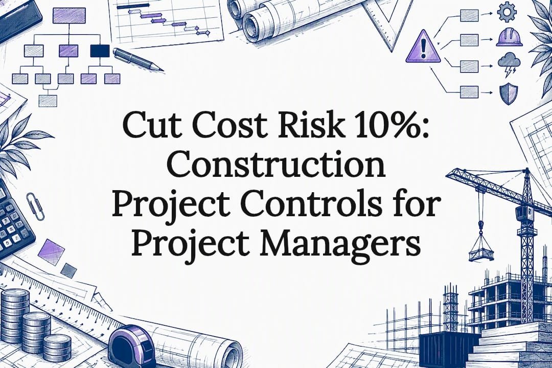 Construction project controls title card