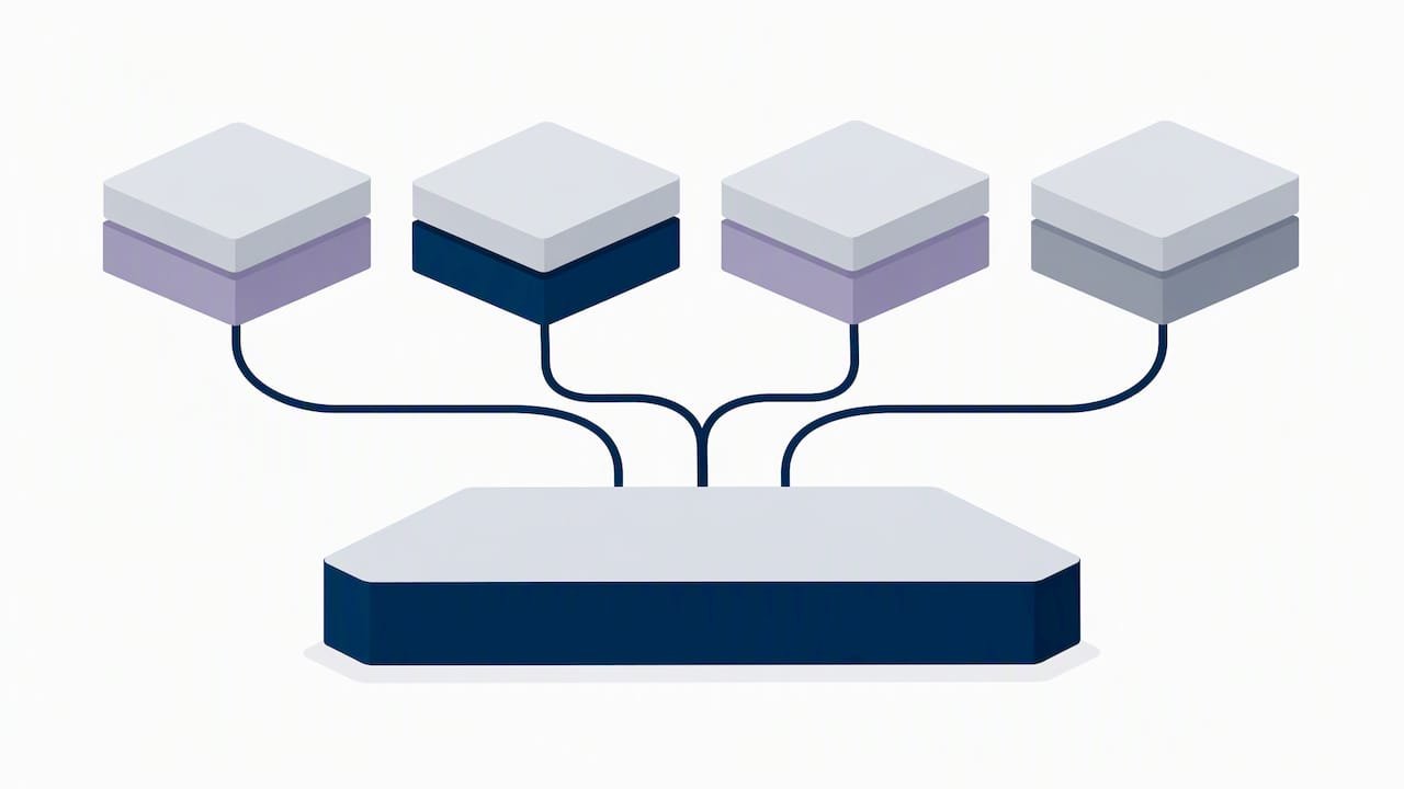 Shared GDPR course branching into role-specific modules