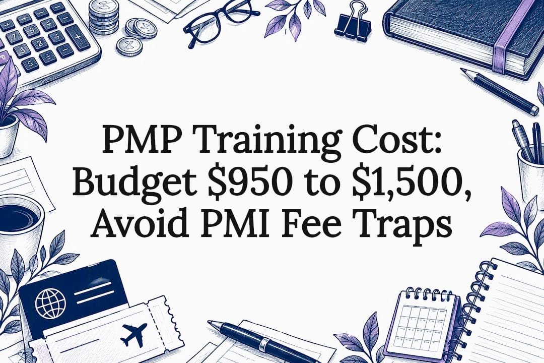 Hand-drawn PMP budget title card