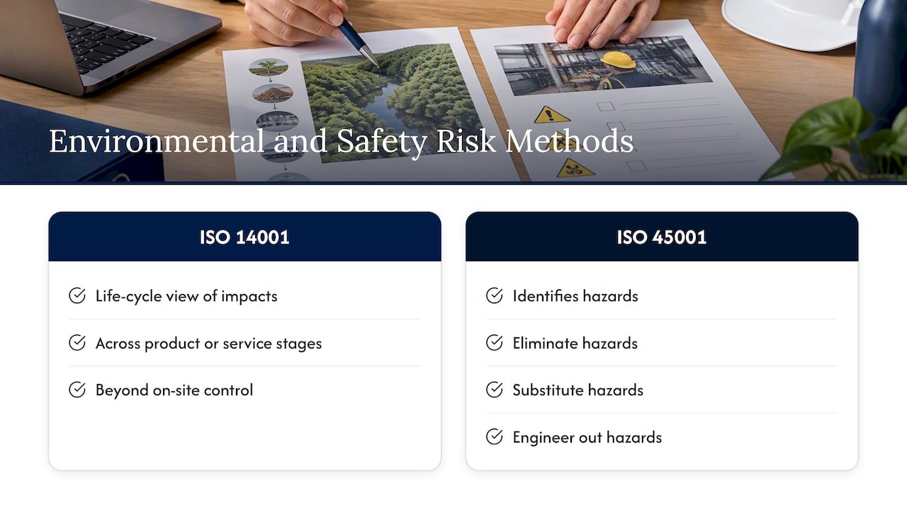 Environmental life cycle and safety control methods