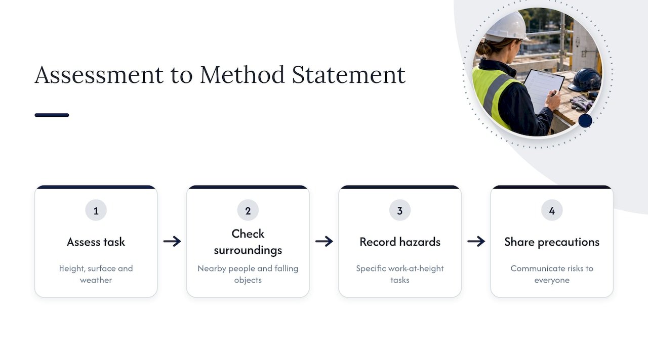 Risk assessment fields leading to recorded precautions