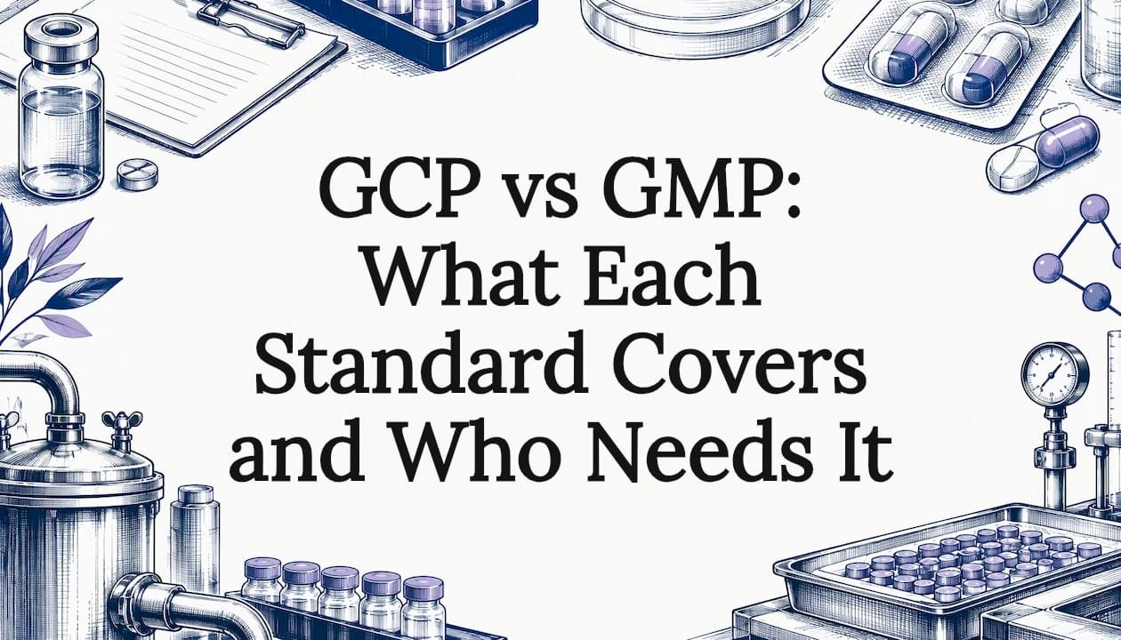 GCP and GMP themed title card illustration