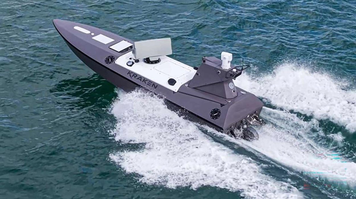 Saab and Kraken Trial Autonomous Vessel for Drone Detection